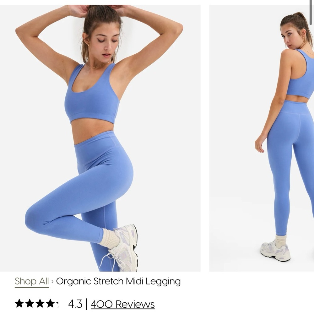 NWT Mate The Label LEGGING XS - Blueberry